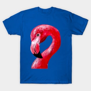 Beautiful Flamingo Head Design T-Shirt